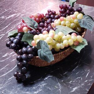 Realistic Grape clusters.Soft plastic.